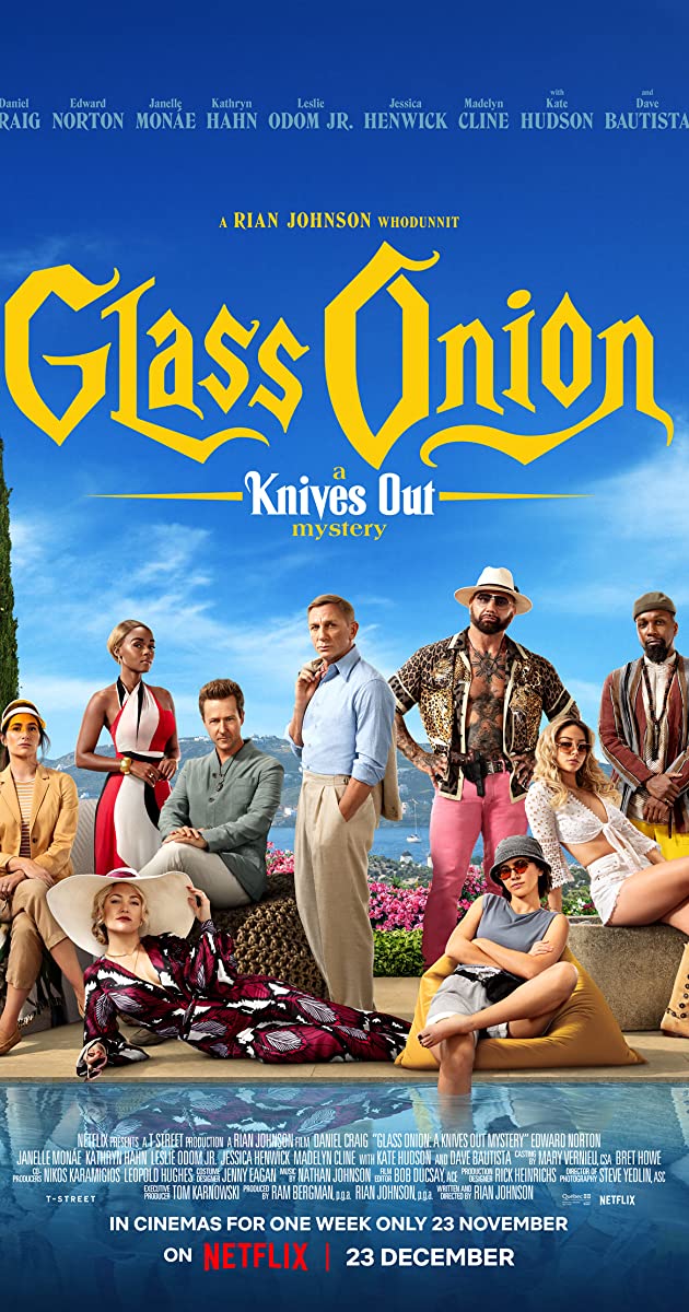 Glass Onion A Knives Out Mystery (2022)